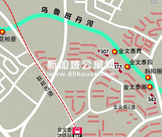 新加坡公寓 住宅区附近金文泰的乌鲁班丹河蜕变