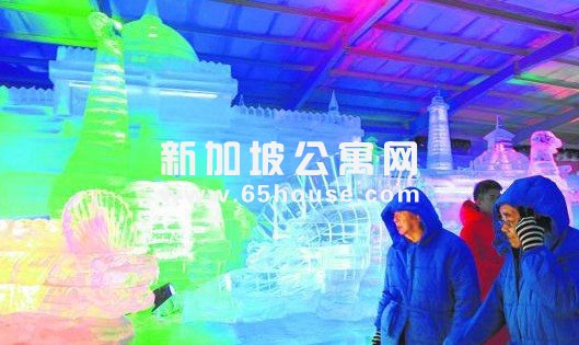 新加坡最大型冰雕艺术展