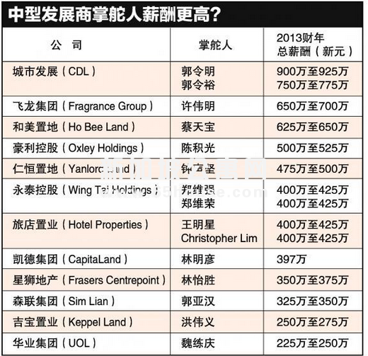 新加坡市值最大的房地产公司